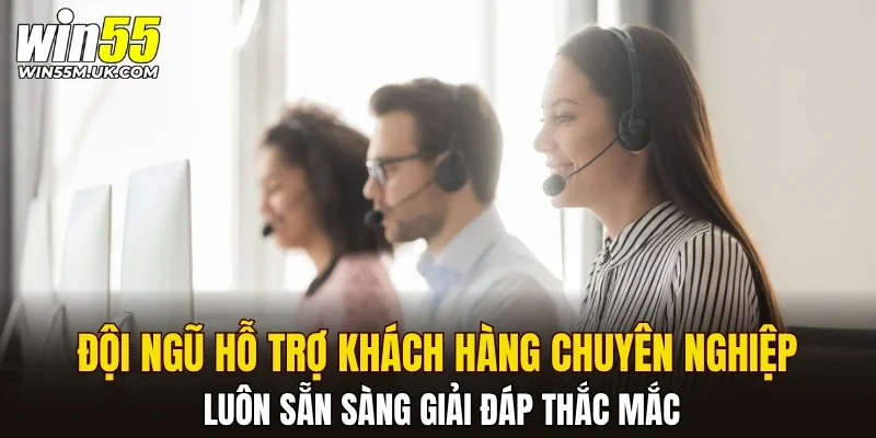 Đội ngũ hỗ trợ khách hàng chuyên nghiệp, luôn sẵn sàng giải đáp thắc mắc